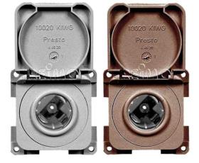 12V socket outlet with cover