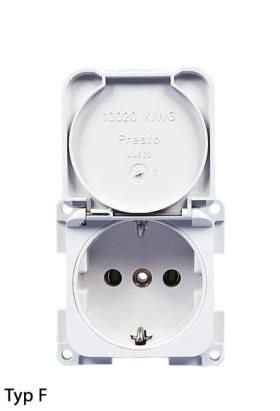 Country-specific built-in sockets 230V