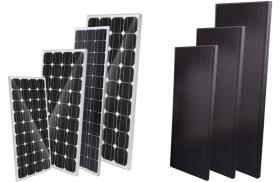 12V solmoduler individuelt fra 60 til 120 watt