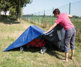 Tarpaulin 4x6m, blau