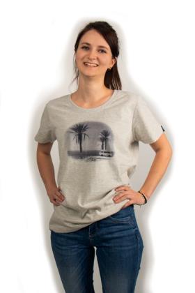 T-Shirt Damen 34 hellgrau