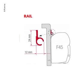 Adapter Rail"R"300cm